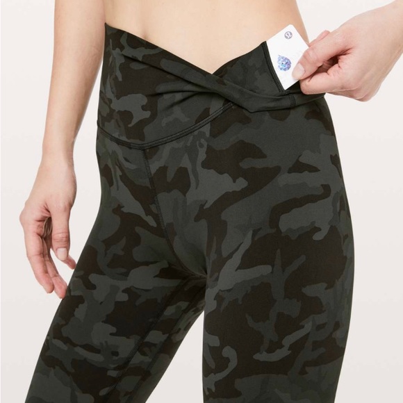 Lululemon Align Camo Full Length 28” Incognito Gator Green Size 12 - Picture 2 of 16